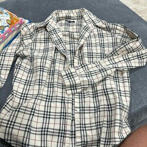 Womans Burberry pre owned blouse size L